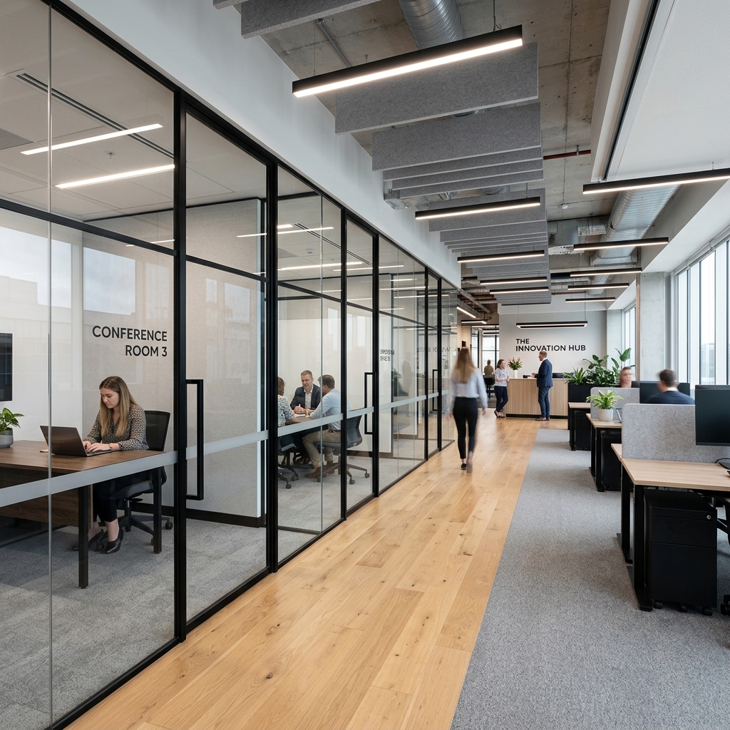 Drywall, De-mountable and Glass Partitions